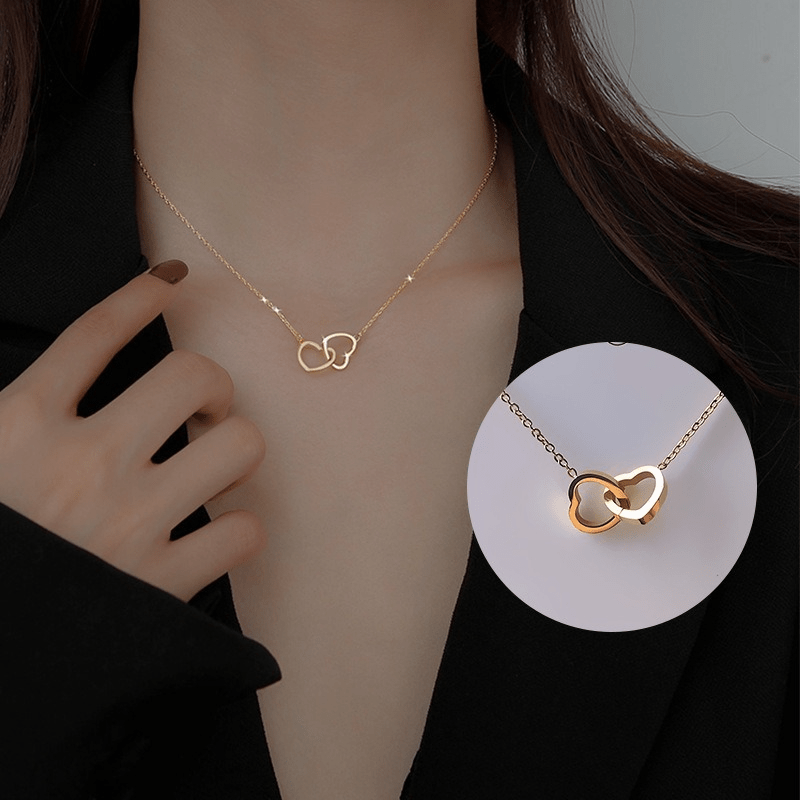 Share the Love – Double Heart Necklace (Buy 1, Get 1 Free)