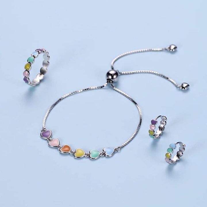 Sterling Silver Paw Print Bracelet