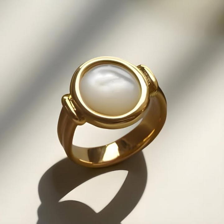 ELEGANT ALL PEARL RING